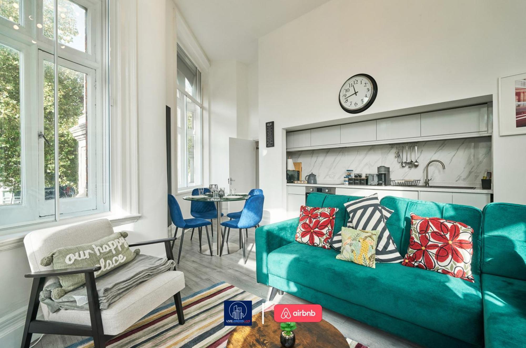 Last-Minute Specials L Sleeps Up To 4 Guests L One-Bedroom Apartment With King Bed And High Ceilings Near Camden By Live London Short Lets & Serviced Accommodation Экстерьер фото