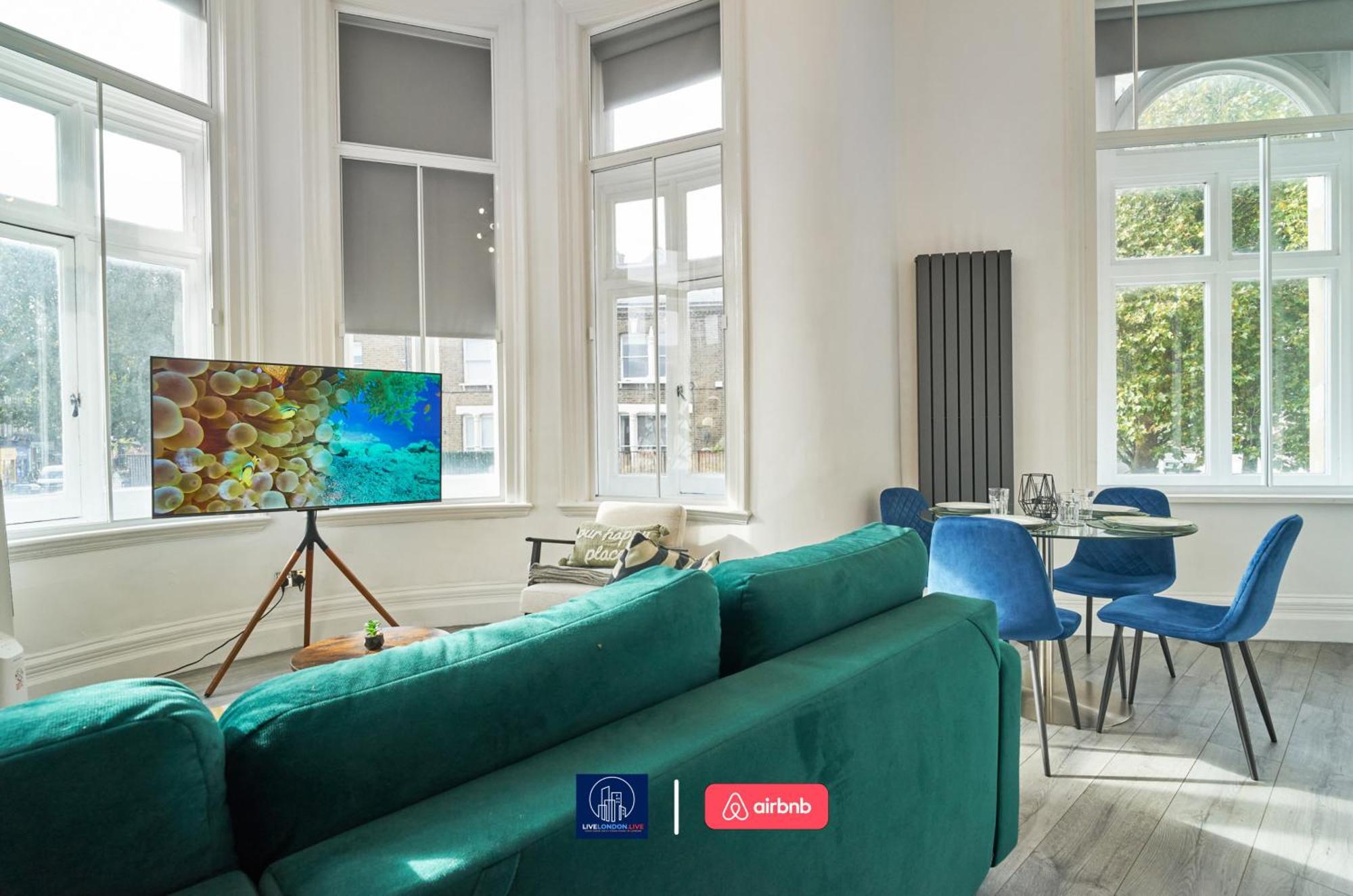 Last-Minute Specials L Sleeps Up To 4 Guests L One-Bedroom Apartment With King Bed And High Ceilings Near Camden By Live London Short Lets & Serviced Accommodation Экстерьер фото