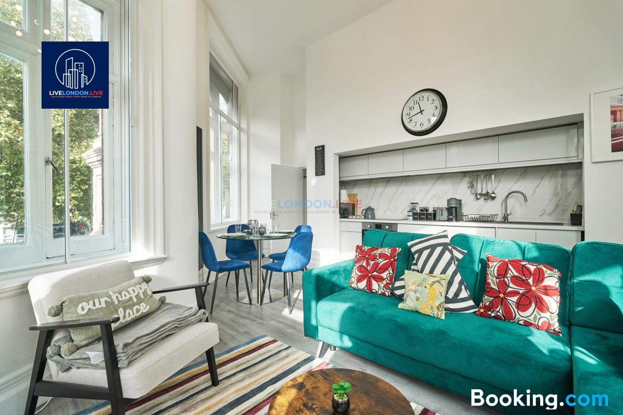 Last-Minute Specials L Sleeps Up To 4 Guests L One-Bedroom Apartment With King Bed And High Ceilings Near Camden By Live London Short Lets & Serviced Accommodation Экстерьер фото