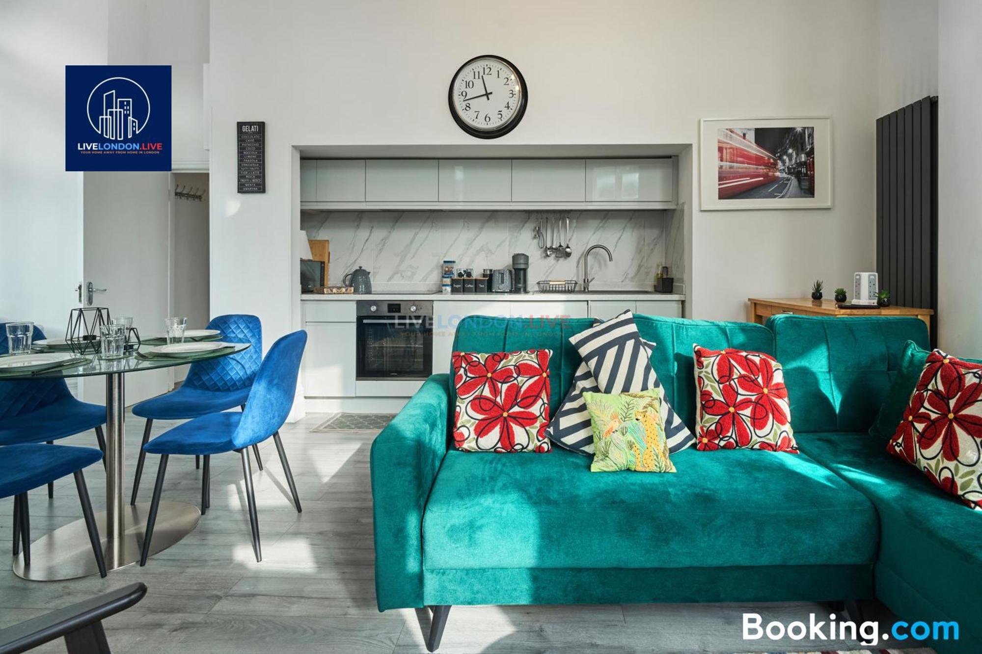 Last-Minute Specials L Sleeps Up To 4 Guests L One-Bedroom Apartment With King Bed And High Ceilings Near Camden By Live London Short Lets & Serviced Accommodation Экстерьер фото